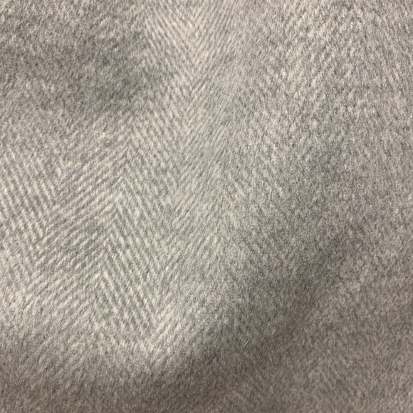 Ann Taylor Gray Peacoat Shawl Collar Wrap Wool Blend Belted Coat Jacket Women XS - Picture 8 of 10